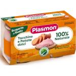 PLASMON Пюре Plasmon - Пуешко и сладки картофи, 2 х 120 g (4258) - baby