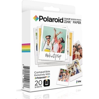 Polaroid Instant Zink Media 3, 5x4, 25" Pop 20ks POLZL3X420 (POLZL3X420)
