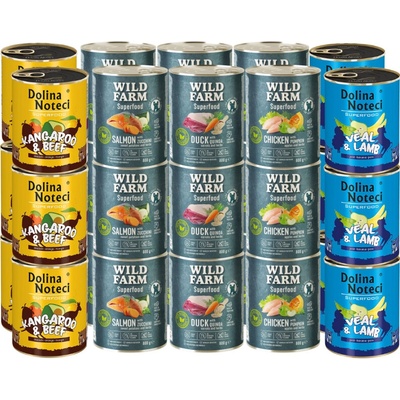 Dolina Noteci Wild Farm Superpotravina Mix chutí 30 x 800 g
