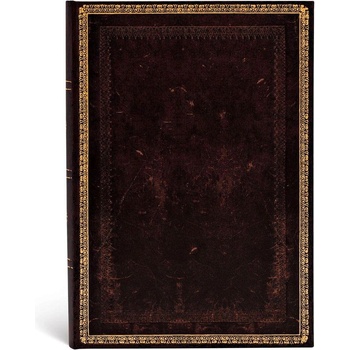 Paperblanks Тефтер Black Moroccan, Midi, 72 листа (1595140229)