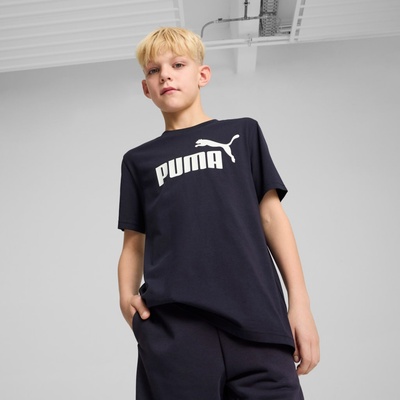 PUMA ESS NO. 1 LOGO TEE B DĚTSKÉ BAVLNĚNÉ TRIKO MODRÁ