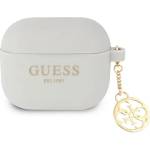 Guess Калъф Guess GUA3LSC4EG за AirPods 3, сив, силиконов, Charm 4G Collection (GUA3LSC4EG)