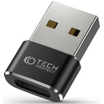 Tech-Protect ULTRABOOST адаптер USB към Type-C черен (9490713932247)