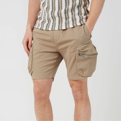 Brave Soul Къси панталони Brave Soul Men's Cotton Twill Chino Shorts - Stone