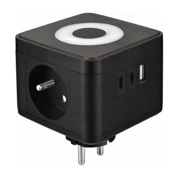 Viking Viking adapter Y23L, 2x 230 V, 1x USB-A, 2x USB-C, touch touch