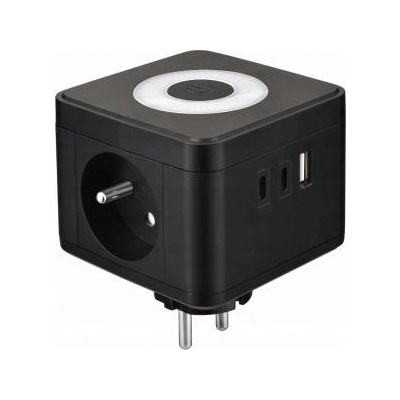Viking Viking adapter Y23L, 2x 230 V, 1x USB-A, 2x USB-C, touch touch