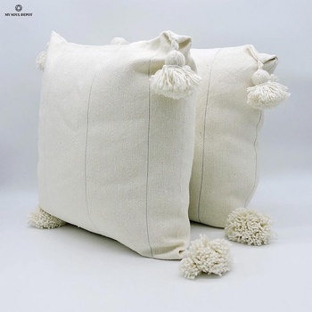 My Soul Depot Възглавница Мароко с пискюли 004 (ber058)