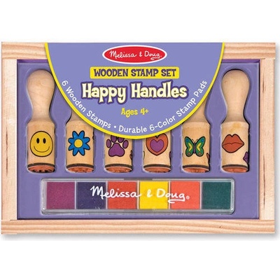 MELISSA & DOUG Y- razítka v karbičce 6ks symbol MDN12407