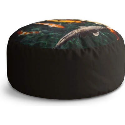 Sablio Taburet Circle Ryby: 40x50 cm