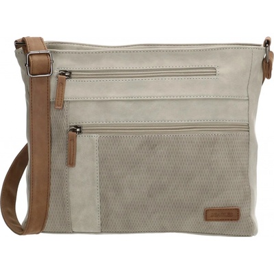 Beagles dvoubarevná crossbody kabelka přes rameno "Melissa" Šedá