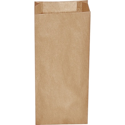Sáčok desiatový 14+7x32 cm hnedý (2kg), 500ks