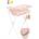 BabyJem Бебешки комплект за баня от 7 части BabyJem - Soft Pink (897)