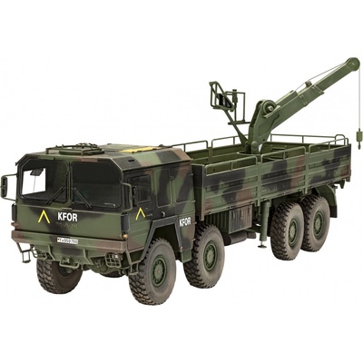 Revell Сглобяем модел Revell - Военен камион MAN 10t Milgl. 8x8 (R03367)