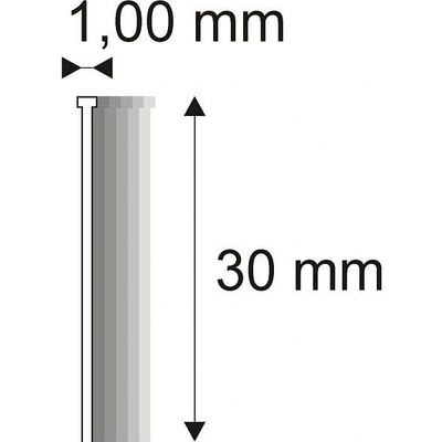 Truhlářské Brady Narex 12/30 (18G) - 1 x 30 mm kusů v balení 1000