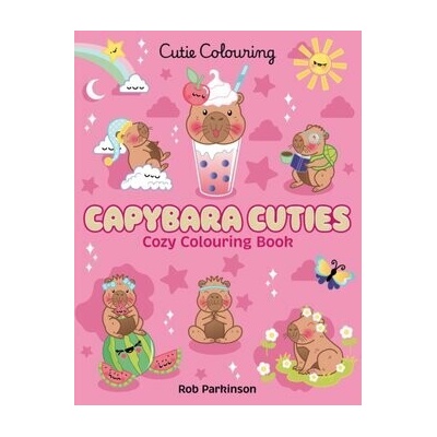 Capybara Cuties: Colouring Book -