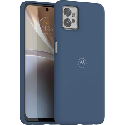Motorola Калъф за Motorola Moto G32, полиуретанов (мек), Motorola G32-SC-SFT-GB, син (G32-SC-SFT-GB)