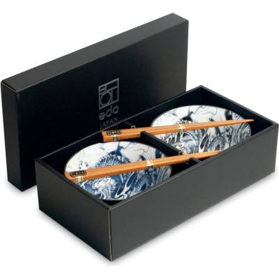 Edo Japan Porcelánová súprava misiek Draak 15 cm