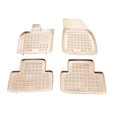 Гумени стелки за volvo v50 (2004-2012) - тип леген бежови