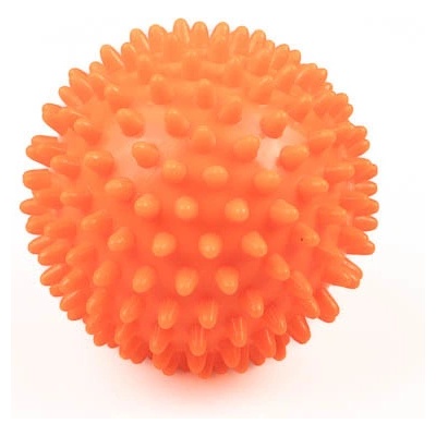 Sanomed Masážna loptička ježko oranžová tvrdá - 7 cm