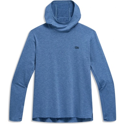 Outdoor Research Мъжка спортна тениска Outdoor research ActiveIce Spectrum Sun Hoodie - Ascent Blue Heather (216-8527-0112)