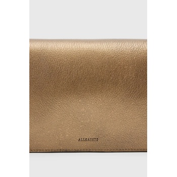AllSaints Кожена чанта AllSaints MAEVE в златисто W275XD (W275XD)