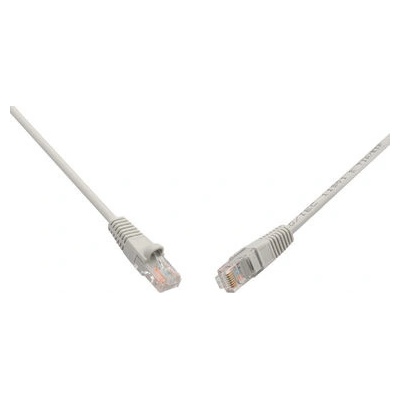 Solarix C5E-114GY-1MB Patch CAT5E UTP PVC, 1m, sivý