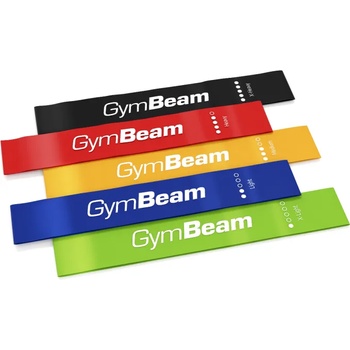 GymBeam Комплект тренировъчни ластици Resistance 5 - GymBeam