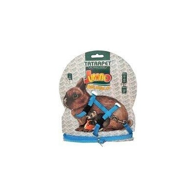 Tatrape MINI postroj a vodítko pro králíka 10 mm x 16 - 22/120 cm světle modrý – Hledejceny.cz