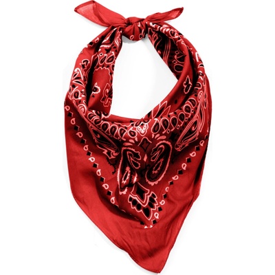 Šátek Bandana Trainmen červený-biely