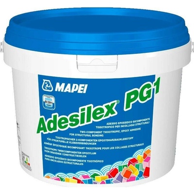 MAPEI Adesilex PG1 Rapido rychletvrdnoucí epoxidové lepidlo 6 kg (složka A: 4.5 kg hustá pasta + složka B: 1.5 kg hustá pasta) Šedá