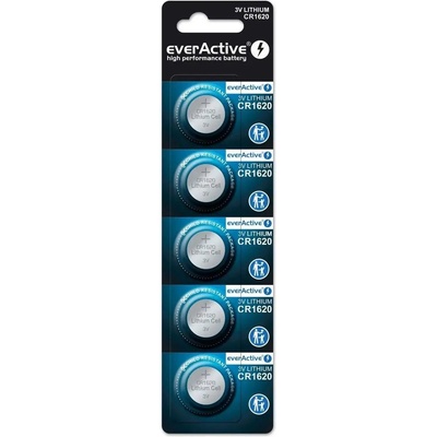 everActive Литиева батерия mini everActive CR1620 5 бр (CR16205BL)