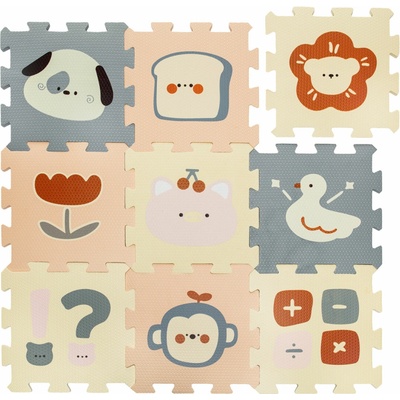 Zopa Pěnová podložka Puzzle 30x30 cm 9ks Logic – Hledejceny.cz