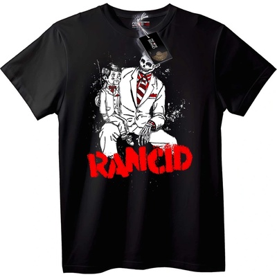 NOONEBRAND Тениска Rancid Група - L, Black