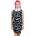 TOO FAST дамска рокля too fast - wednesday addams - halloween - wdbt-r-macab