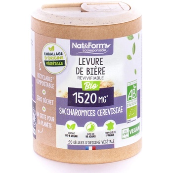 Nat&Form Бирена мая БИО 90 капсули | Nat&Form (016537 (LEVREVBIO))