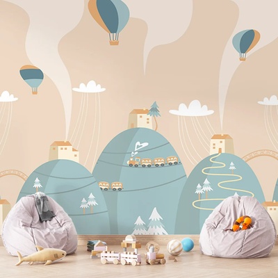 Art gift Фототапет - Къщички на хълма