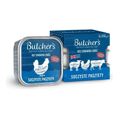Butcher's Original s pečeňou alebo obličkami 4 x 150 g