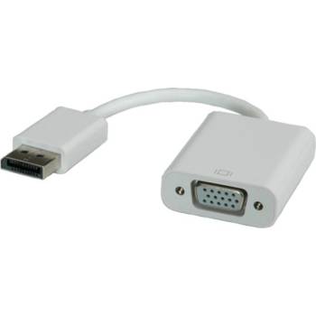 Roline Преходник Roline 12.03. 3146, DisplayPort(м) към VGA(ж), бял (12.03.3146)