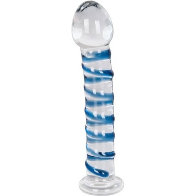 Sexy Elephant Стъклен дилдо за изкуства Clair Bleu (17 cm)