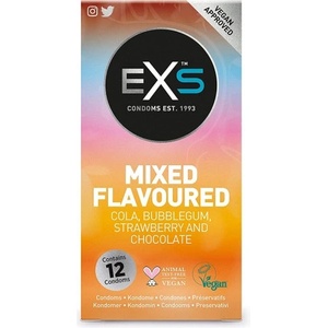 EXS Condoms 12 бр. Ароматни презервативи EXS Mixed Flavoured