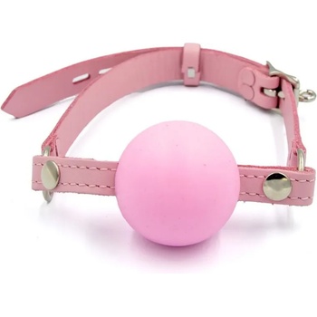 Image 1 of Mister B Leather Ballgag Pink L