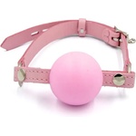Mister B Leather Ballgag Pink L