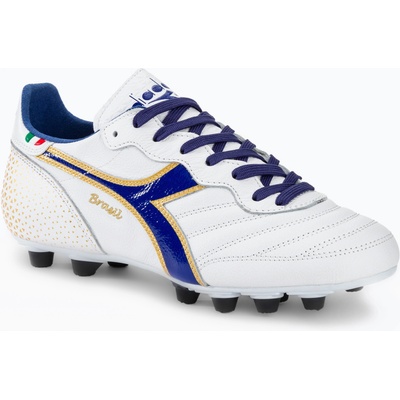 Мъжки футболни обувки Diadora Brasil Italy OG GR LT+ MDPU white/blue/gold