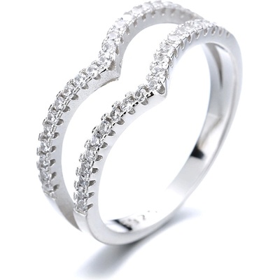 DELIS Сребърен пръстен, jw883, елегантен дизайн, с родиево покритие (jw883)