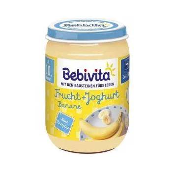 Bebivita Био плодов десерт Bebivita, дует от йогурт с банани, 190гр, 4018852029465