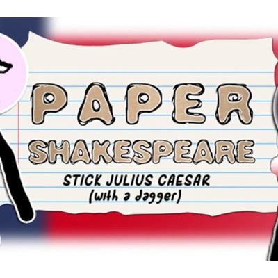 Paper Shakespeare: Stick Julius Caesar (With a Dagger)