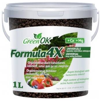 GreenOK Formula 4X Organominerální hnojivo NPK Ca Mg 1 l