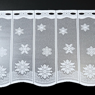 Vánoční záclona Vločky 40 bez obšití – Zboží Dáma Vánoční záclona Vločky 40 bez obšití – Zboží Dáma