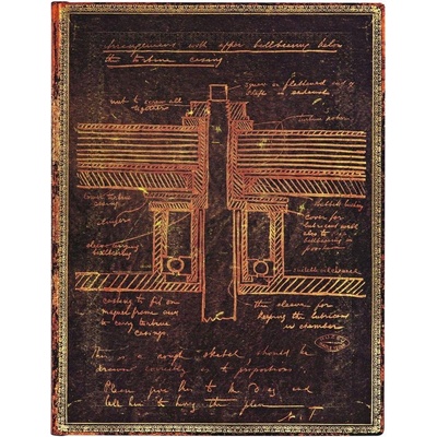 Paperblanks Тефтер Tesla, Ultra, мека корица, 88 листа (1570180199)