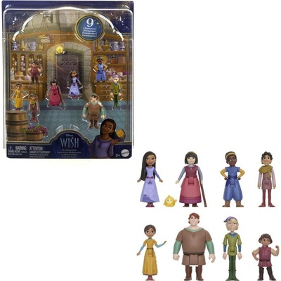Mattel Disney Princess Přání Sada 8 ks mini panenek